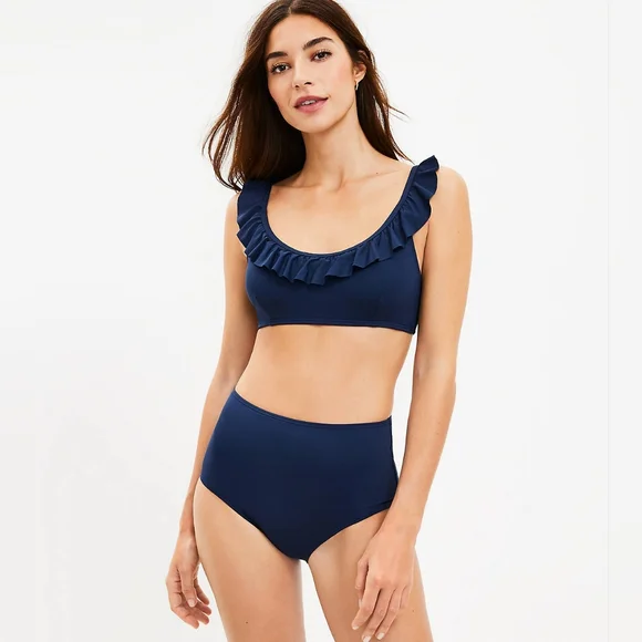 LOFT Beach High Waist Bikini Bottom - Picture 1 of 4